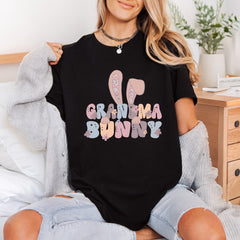 Grandma Bunny Fun Retro Easter Grandma Ready to Press DTF Transfer for Dtf
