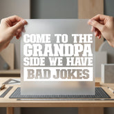 Grandpa Bad Jokes Humorous Grandpa Ready to Press DTF Transfer for Dtf