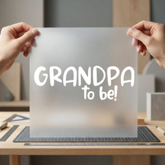 Grandpa Pregnancy Reveal Diy Grandpa Ready to Press DTF Transfer for Dtf