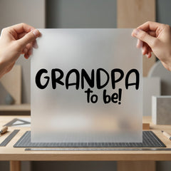 Grandpa Pregnancy Reveal Diy Grandpa Ready to Press DTF Transfer for Dtf