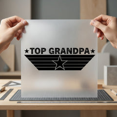 Grandpa Wings Retro Diy Dad Grandpa Ready to Press DTF Transfer for Dtf