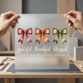 Grateful Thankful Blessed Bows Christian Faith Ready to Press DTF Transfer for Dtf