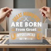 Great Moments Opportunities Retro Retro Ready to Press DTF Transfer for Dtf