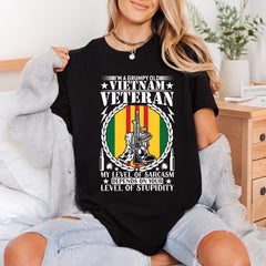 Grumpy Old Vietnam Veteran Usa Freedom Ready to Press DTF Transfer for Dtf