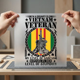 Grumpy Old Vietnam Veteran Usa Freedom Ready to Press DTF Transfer for Dtf