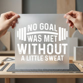 Gym Motivation Barbell Fitness Vintage Retro Ready to Press DTF Transfer for Dtf