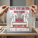 Gym Motivation Bulldog Fitness Funny Sarcastic Ready to Press DTF Transfer for Dtf