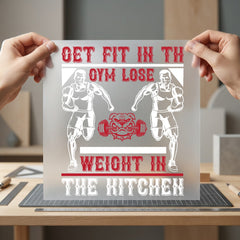 Gym Motivation Bulldog Fitness Funny Sarcastic Ready to Press DTF Transfer for Dtf