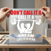 Gym Motivation Don Call Fitness Gym Ready to Press DTF Transfer for Dtf