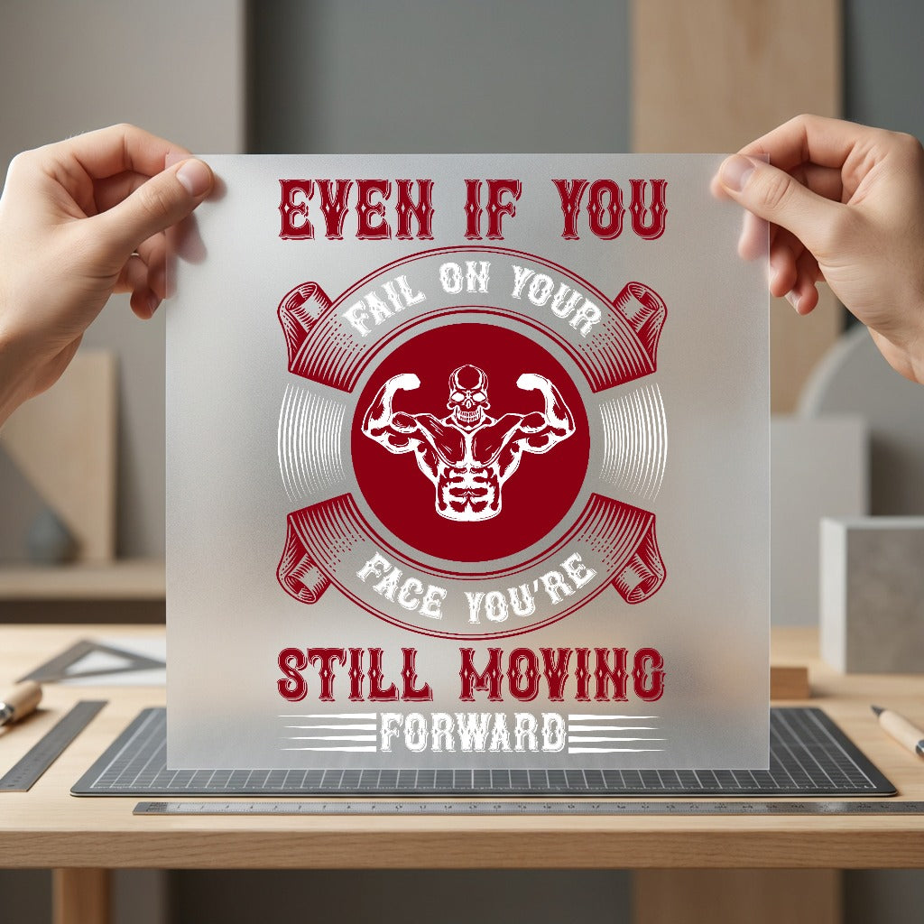Gym Motivation Skull Fitness Fitness Gym Ready to Press DTF Transfer for Dtf