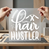 Hair Hustler Barbershop Style Aesthetic Ready to Press DTF Transfer for Dtf