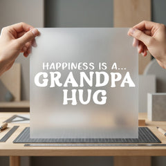 Happiness Grandpa Hug Family Grandpa Ready to Press DTF Transfer for Dtf