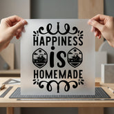 Happiness Homemade Farmhouse Diy Usa Country Ready to Press DTF Transfer for Dtf