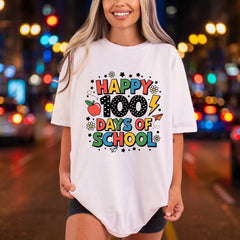 Happy Days School Classroom Teacher Ready to Press DTF Transfer for Dtf