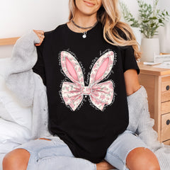 Happy Easter Bunny Ears Easter Spring Ready to Press DTF Transfer for Dtf