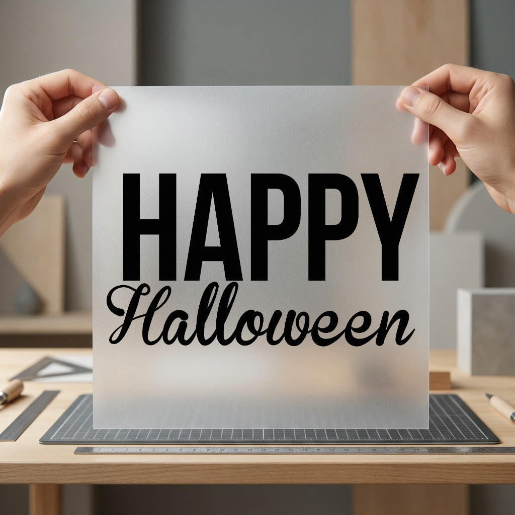 Happy Halloween Script Bold Halloween Aesthetic Ready to Press DTF Transfer for Dtf