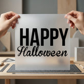 Happy Halloween Script Bold Halloween Aesthetic Ready to Press DTF Transfer for Dtf