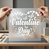 Happy Valentine Day Butterfly Valentine Butterfly Ready to Press DTF Transfer for Dtf
