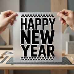 Happy Year Celebration Diy Aesthetic Ready to Press DTF Transfer for Dtf