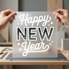 Happy Year Celebration Diy Christmas Aesthetic Ready to Press DTF Transfer for Dtf