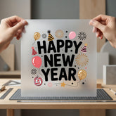 Happy Year Celebration Festivity Positive Vibes Collection Good Vibes Collection Ready to Press DTF Transfer for Dtf