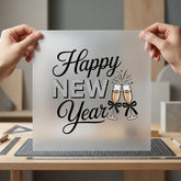 Happy Year Cheers Celebration Christmas Ready to Press DTF Transfer for Dtf