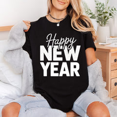Happy Year Holiday Script Christmas Vintage Ready to Press DTF Transfer for Dtf