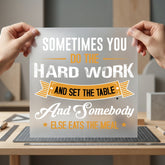 Hard Work Quote Motivational Resilience Collection Hustle & Ambition Collection Ready to Press DTF Transfer for Dtf