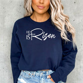 He Is Risen | Easter Faith Sweatshirt - Luckets.com