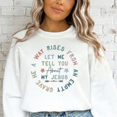 He Rises | Resurrection Story Sweatshirt - Luckets.com