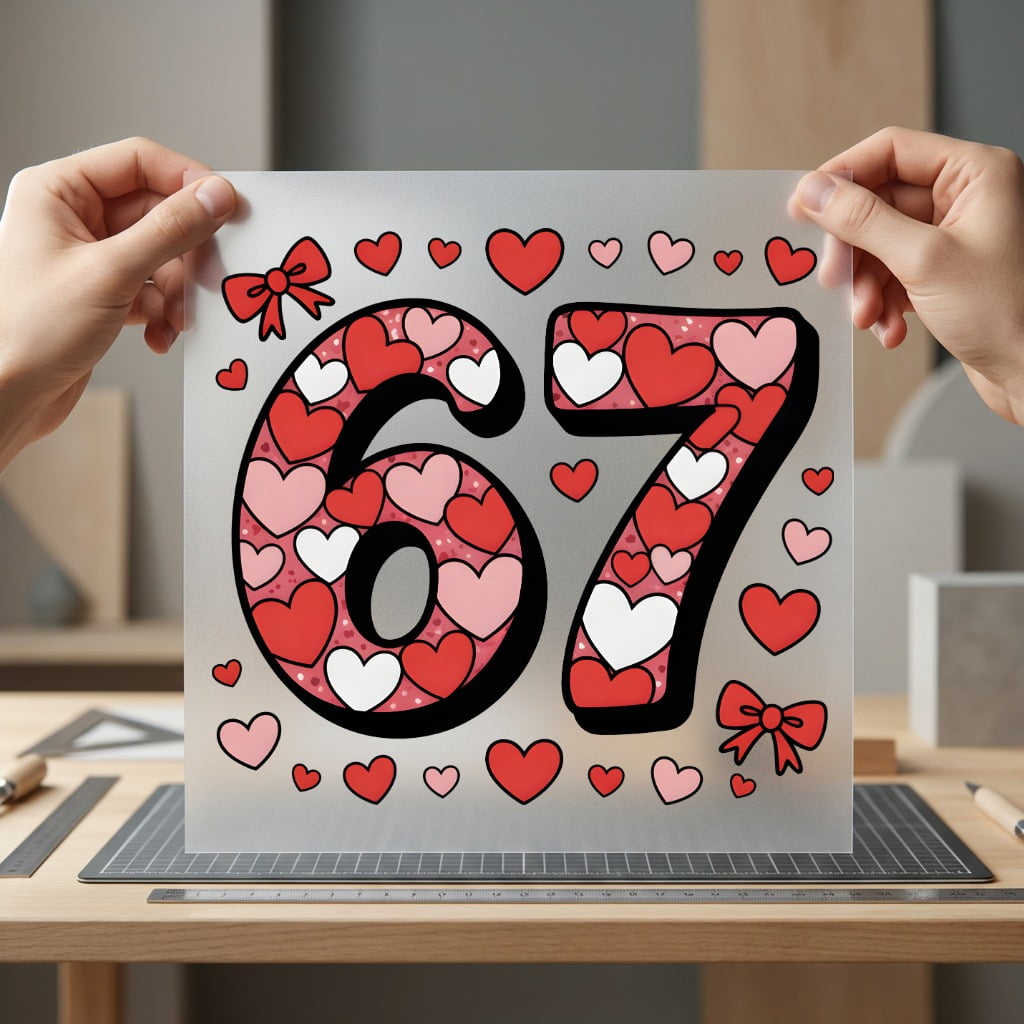 Heart-filled Valentine Diy Vintage Retro Ready to Press DTF Transfer for Dtf