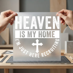 Heaven Home Christian Faith Christian Faith Ready to Press DTF Transfer for Dtf
