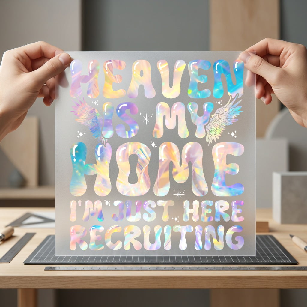 Heaven Home Recruiting Y2k Christian Faith Ready to Press DTF Transfer for Dtf