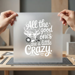 Highland Cow Crazy Quirky Funny Sarcastic Ready to Press DTF Transfer for Dtf