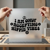 Hippie Vibes Retro Groovy Retro Boho Ready to Press DTF Transfer for Dtf