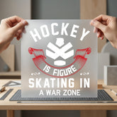 Hockey Figure Skating War Winter Retro Ready to Press DTF Transfer for Dtf