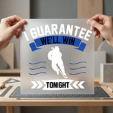 Hockey Win Guarantee Sports Retro Ready to Press DTF Transfer for Dtf