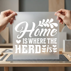 Home Where Herd Farmhouse Usa Country Ready to Press DTF Transfer for Dtf