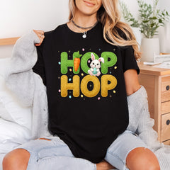 Hop Bunny Carrot Easter Easter Ready to Press DTF Transfer for Dtf