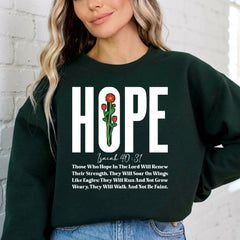 HOPE Isaiah 40:31 | Strength & Faith Sweatshirt - Luckets.com