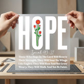 Hope Isaiah Quote Faith-inspired Christian Faith Ready to Press DTF Transfer for Dtf