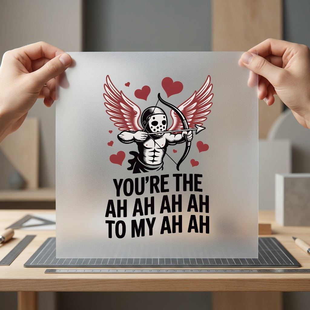 Horror Cupid Valentine Spooky Halloween Valentine Ready to Press DTF Transfer for Dtf