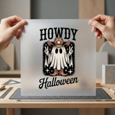 Howdy Halloween Ghost Spooky Usa Halloween Ready to Press DTF Transfer for Dtf