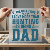 Hunting Dad Quote Rustic Dad Rustic Ready to Press DTF Transfer for Dtf