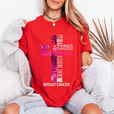 I Can Do All Things Breast Cancer | Faith & Awareness Tee - Luckets.com