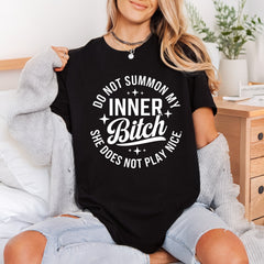 Inner Bitch Quote Sassy Funny Aesthetic Ready to Press DTF Transfer for Dtf