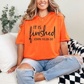 It Is Finished John 10:28 - 30 | Victorious Promise Tee - Luckets.com
