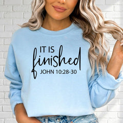 It Is Finished | Redemption & Victory Sweatshirt - Luckets.com