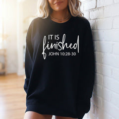 It Is Finished | Redemption & Victory Sweatshirt - Luckets.com