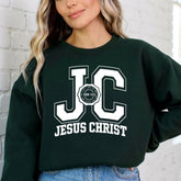 JC Jesus Christ | John 14:6 Scripture Sweatshirt - Luckets.com